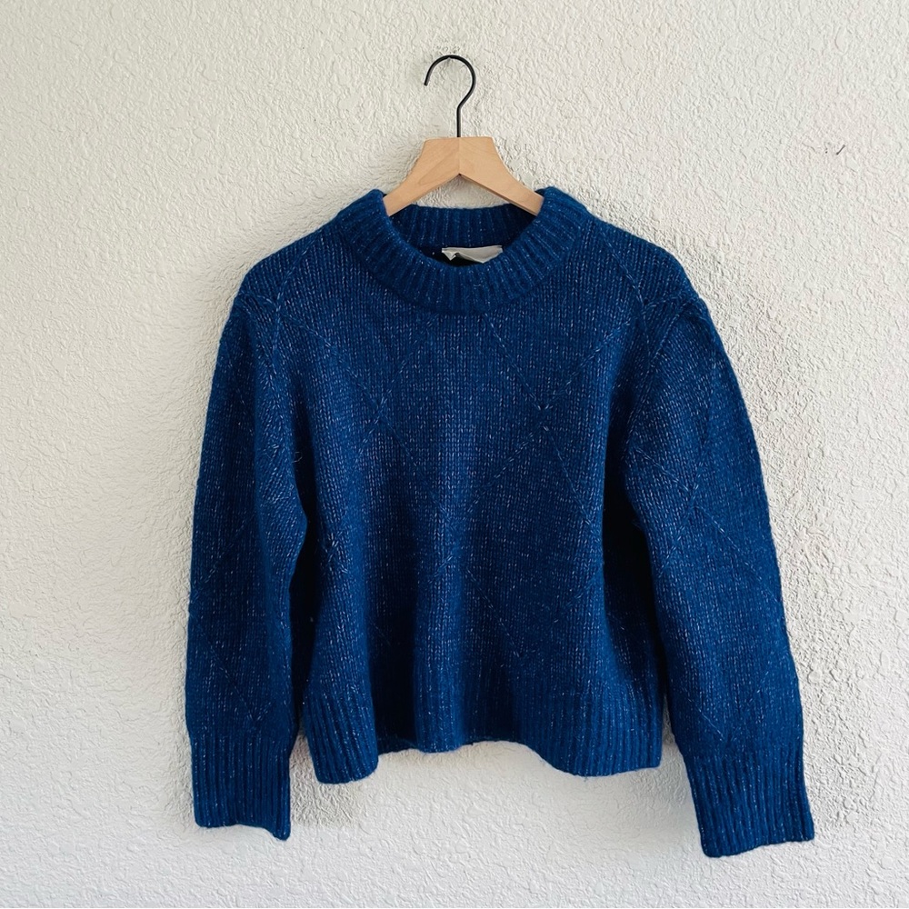 Everlane Blue Crewneck Sweater